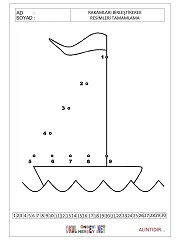 sayıları birleştir resmi tamamla